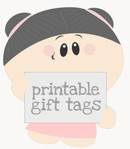 Printable Valentine gift tags
