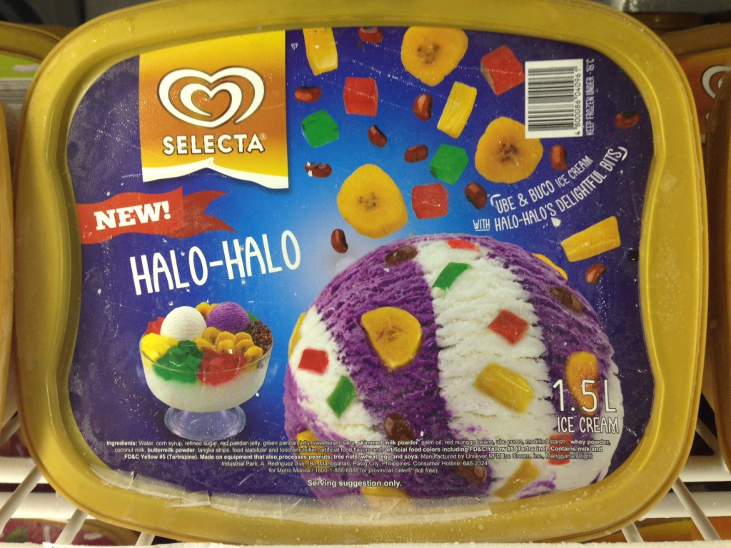 Halo-Halo Selecta ice cream